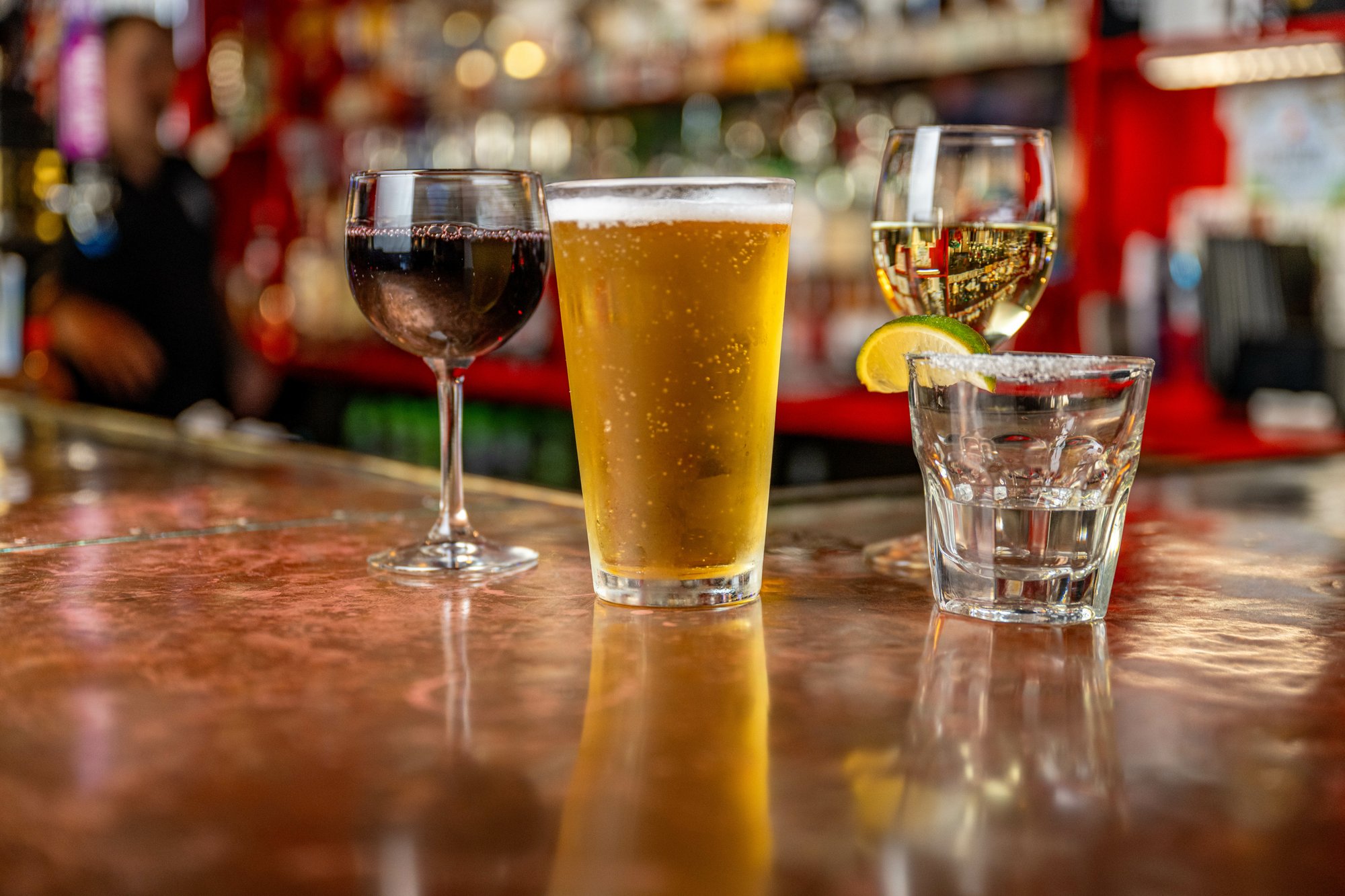 Drinks at Bar