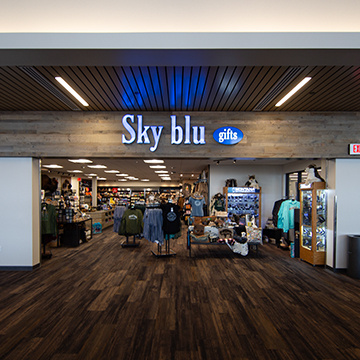 Sky blu gift shop entrance