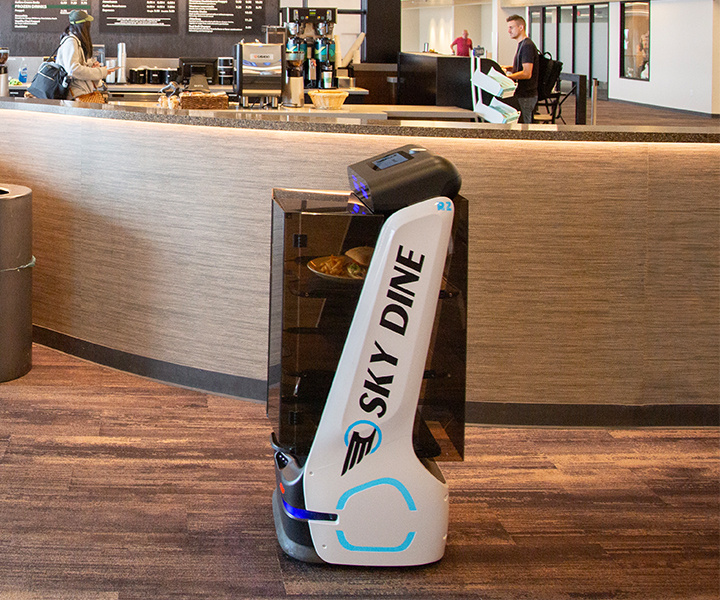 Sky Dine Robot Serving food